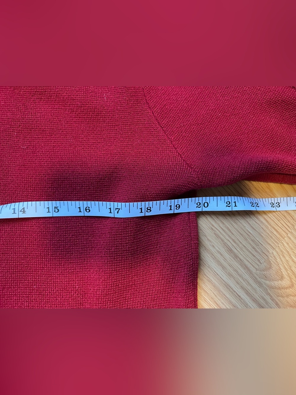 Banana Republic Vintage Men's Half-Zip Merino Wool Sweater Pull Over - Red - Picture 6 of 8